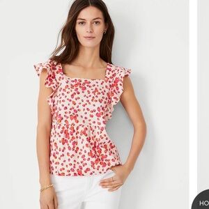 Ann Taylor Strawberry Top